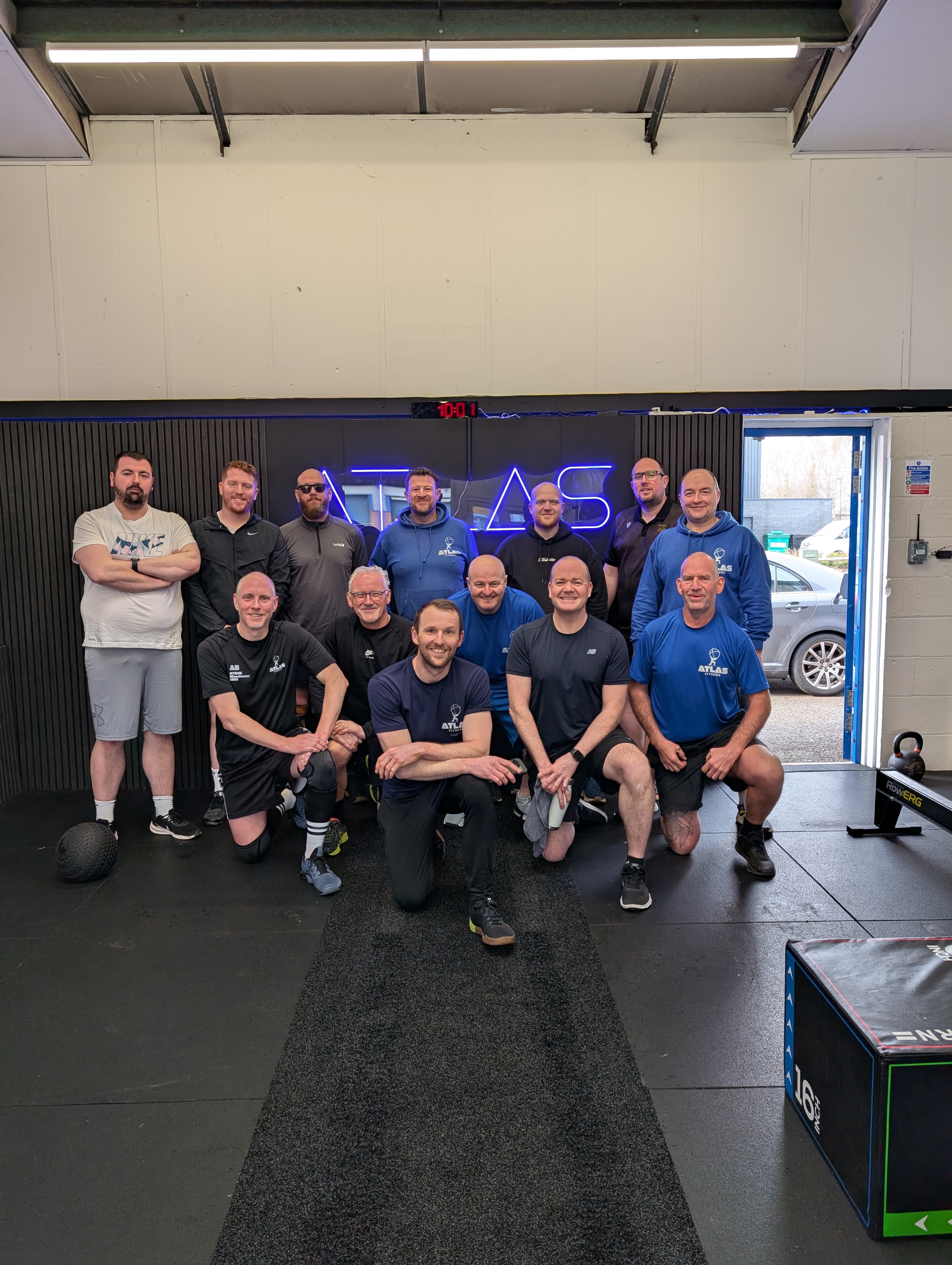 Your York training team - 12 men per session at Atlas Fitness