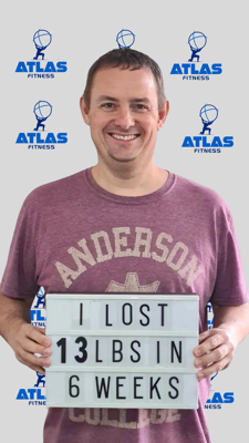 Atlas Fitness client transformation testimonial