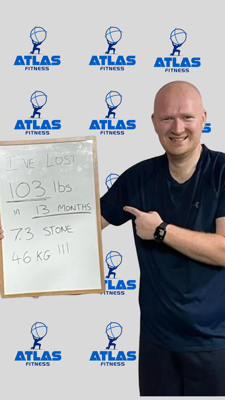 Atlas Fitness client transformation testimonial