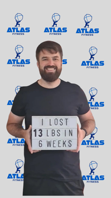 Atlas Fitness client transformation testimonial