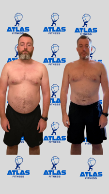 Atlas Fitness client transformation testimonial