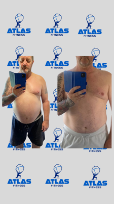 Atlas Fitness client transformation testimonial