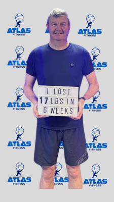 Atlas Fitness client transformation testimonial